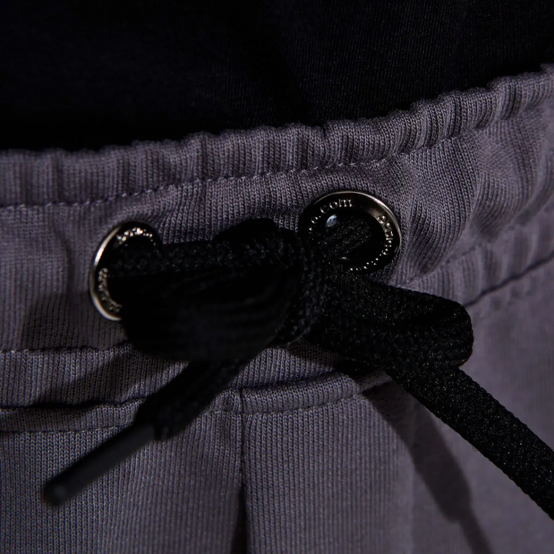 Calças E Bermudas>Basico.com Bermuda Amarração Masculina - Cinza Granito