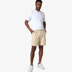Calças E Bermudas>Basico.com Bermuda Blend Eco Masculina - Bege Avelã