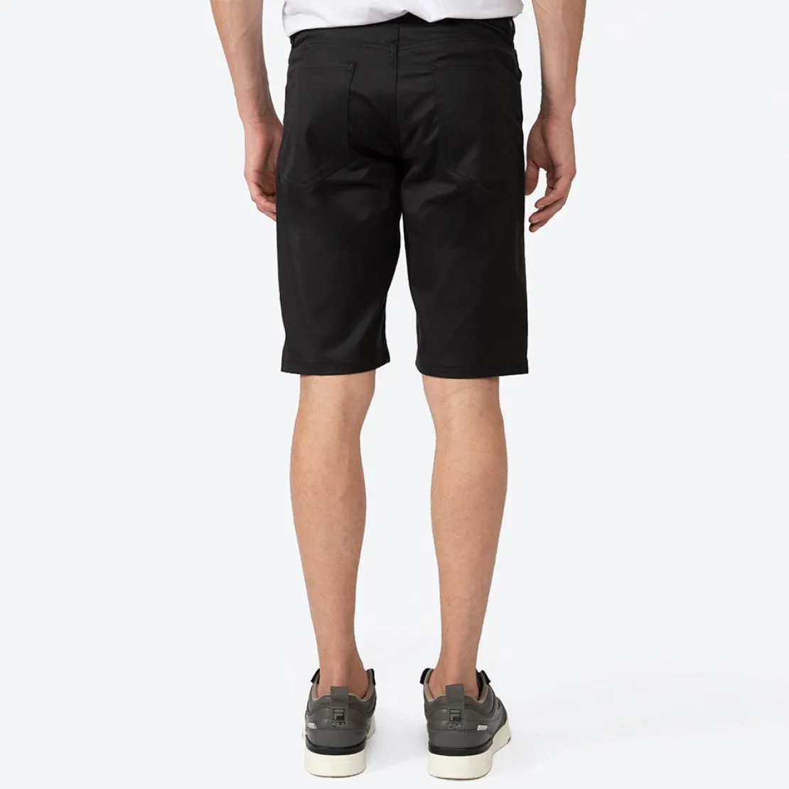 Algodão Egípcio | Calças E Bermudas>Basico.com Bermuda Five Pockets Algodão Egípcio - Preto