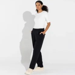 Blusas E Casacos | Blusas>Basico.com Blusa Algodão Canelado Manga Curta Feminina - Off White