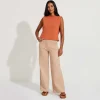 Blusas E Casacos | Tricot>Basico.com Blusa Malha Tricot Feminina - Terracota