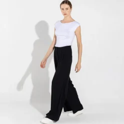Blusas E Casacos | Blusas>Basico.com Blusa Modal Cropped Feminina | Travel Collection - Branco
