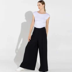 Blusas E Casacos | Blusas>Basico.com Blusa Modal Cropped Feminina | Travel Collection - Branco