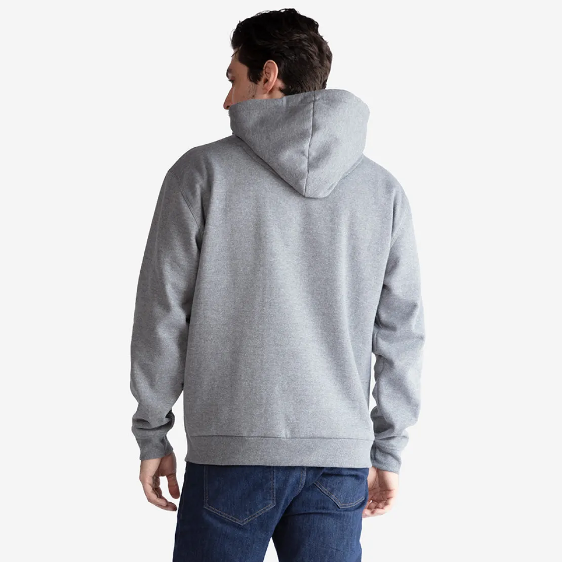 Moletons | Moletons>Basico.com Blusa Moletom Felpa Com Capuz Masculina - Mescla Escuro