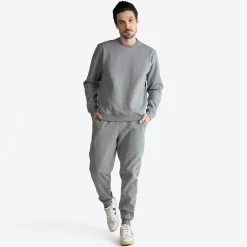 Moletons | Moletons>Basico.com Blusa Moletom Felpa Masculina - Mescla Escuro