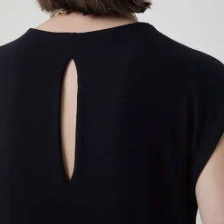 Blusas E Casacos | Viscose>Basico.com Blusa Viscose com Detalhe Costas - Preto