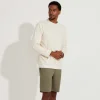 Blusas E Casacos | Linho>Basico.com Blusão Moletinho Stretch Linho Unissex - Natural