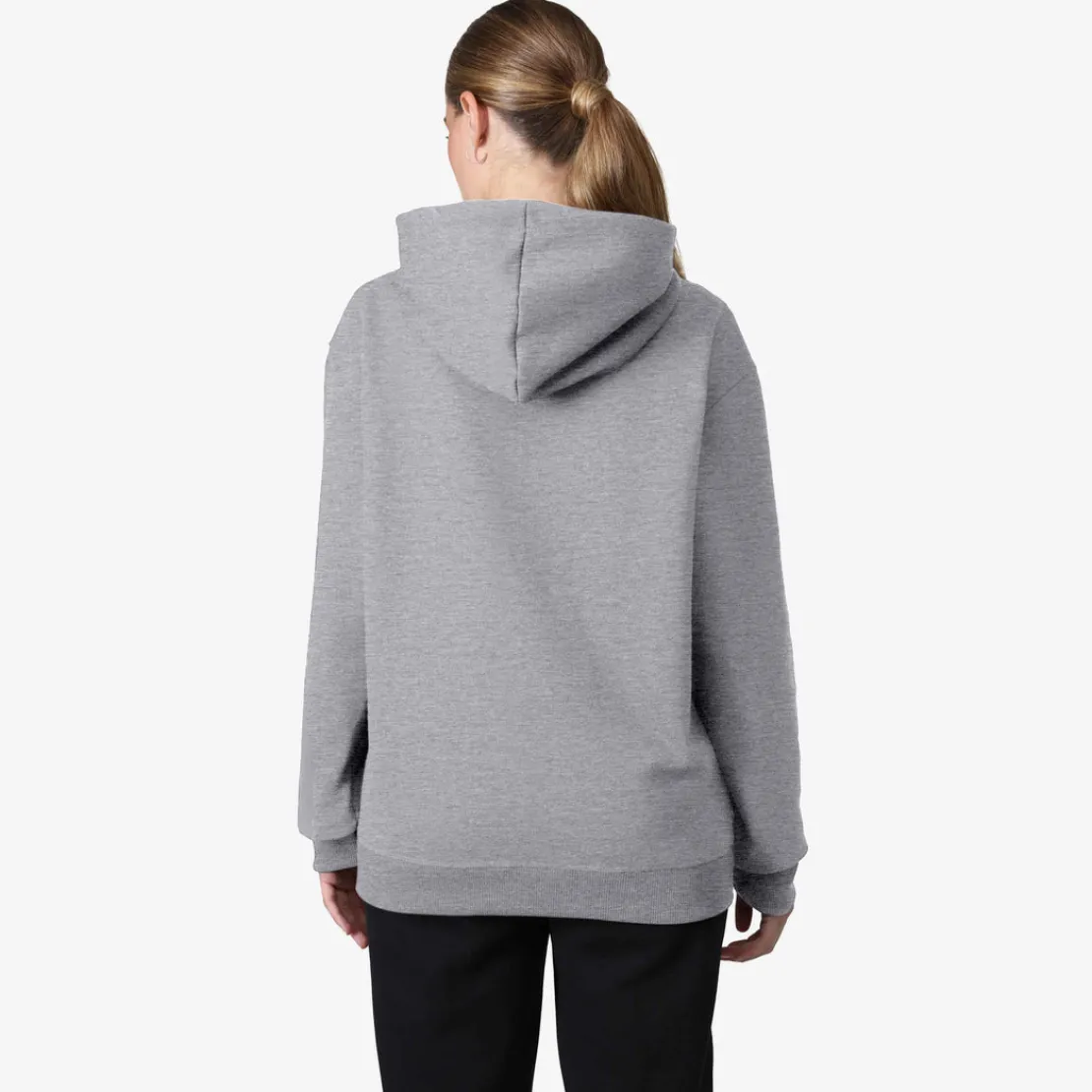 Blusas E Casacos | Moletons>Basico.com Blusão Moletom Flanelado Capuz - Mescla Escuro