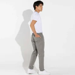 Algodão Egípcio | Calças E Bermudas>Basico.com Calça Algodão Egípcio | Everyday Collection - Cinza Médio