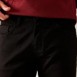Jeans | Calças E Bermudas>Basico.com Calça Clássica Jeans Masculina - Preto
