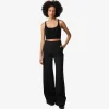Calças>Basico.com Calça Dense Modal Regulável Feminina | Travel Collection - Preto