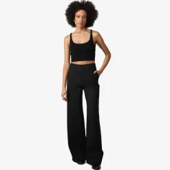 Calças>Basico.com Calça Dense Modal Regulável Feminina | Travel Collection - Preto