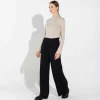 Calças | Calças>Basico.com Calça Dense Viscose Feminina - Preto