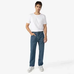 Jeans | Calças E Bermudas>Basico.com Calça Jeans Clássica Masculina - Azul Jeans Médio