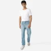 Jeans | Calças E Bermudas>Basico.com Calça Jeans Clássica Masculina - Azul Jeans Claro