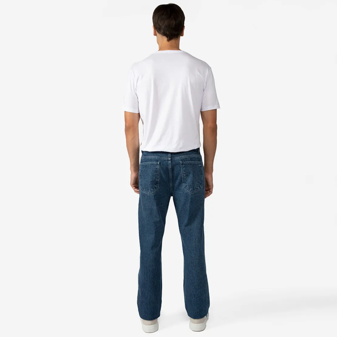 Jeans | Calças E Bermudas>Basico.com Calça Jeans Clássica Masculina - Azul Jeans Médio