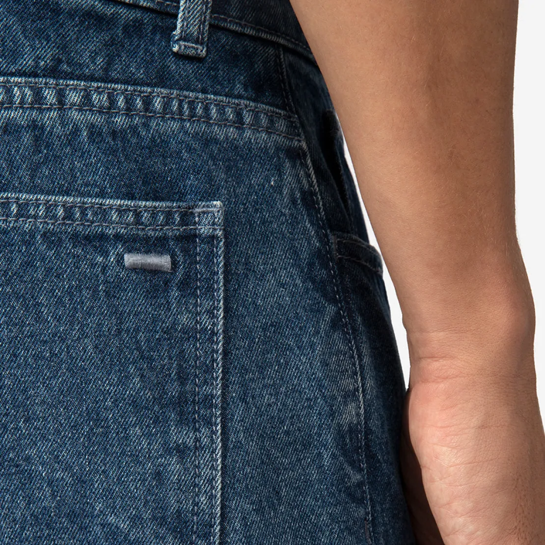 Jeans | Calças E Bermudas>Basico.com Calça Jeans Clássica Masculina - Azul Jeans Médio