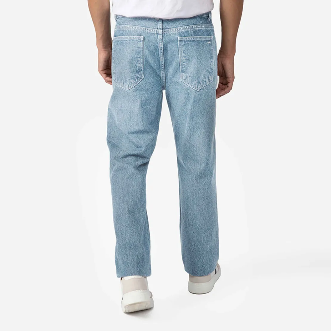 Jeans | Calças E Bermudas>Basico.com Calça Jeans Clássica Masculina - Azul Jeans Claro