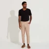 Calças | Linho>Basico.com Calça Jogger Moletinho Strech Linho Unissex - Bege Amêndoa