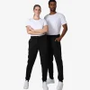 Moletons | Moletons>Basico.com Calça Jogger Moletom Flanelado - Preto