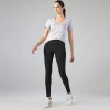 Calças>Basico.com Calça Legging Malha Estruturada - Preto