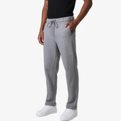 Moletons | Moletons>Basico.com Calça Reta Moletom Flanelada Masculina - Mescla Escuro