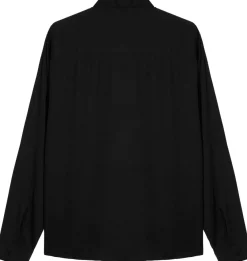 Camisas>Basico.com Camisa Algodão Masculina - Preto