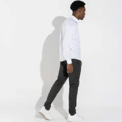Camisas>Basico.com Camisa Clássica Oxford Masculina - Branco