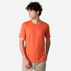 Camisetas>Basico.com Camiseta Algodão Premium Masculina | Everyday Collection - Marrom Telh