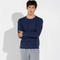 Camisetas>Basico.com Camiseta Algodão Premium Manga Longa Masculina | Everyday Collection -