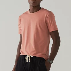 Camisetas>Basico.com Camiseta Algodão Premium Masculina | Everyday Collection - Nude