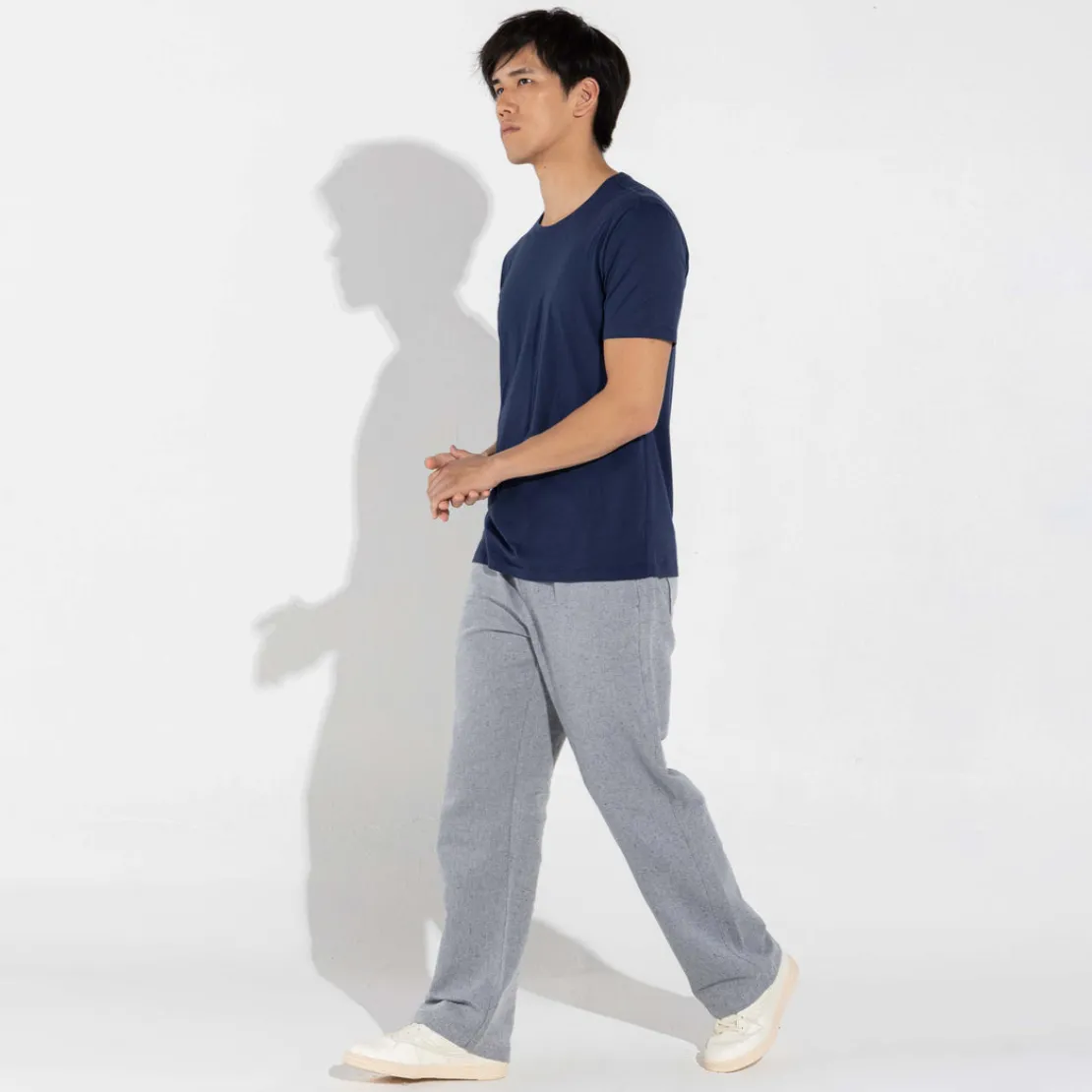 Camisetas>Basico.com Camiseta Algodão Premium Masculina | Everyday Collection - Azul Marinh