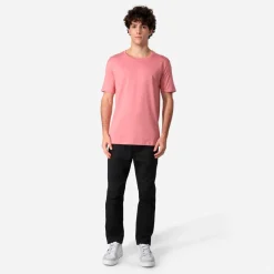 Camisetas>Basico.com Camiseta Algodão Premium Masculina | Everyday Collection - Rose