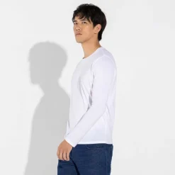 Camisetas>Basico.com Camiseta Algodão Premium Manga Longa Masculina | Everyday Collection -