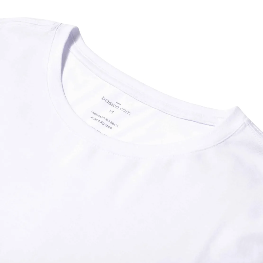 Camisetas>Basico.com Camiseta Algodão Premium Manga Longa Masculina | Everyday Collection -