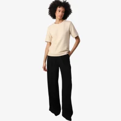 Camisetas>Basico.com Camiseta Blend Eco Feminina - Bege Avelã