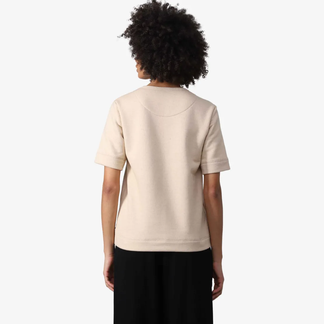 Camisetas>Basico.com Camiseta Blend Eco Feminina - Bege Avelã