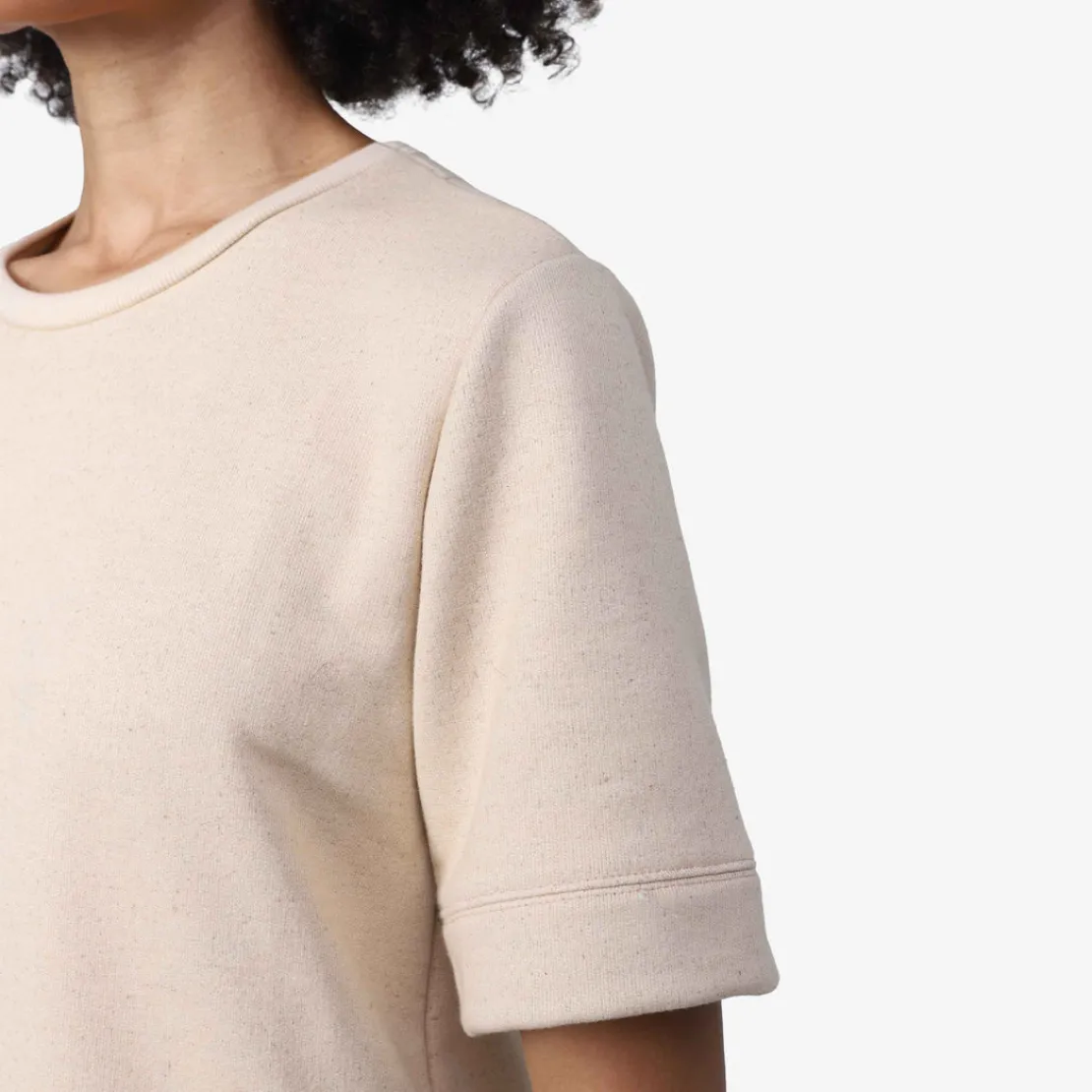 Camisetas>Basico.com Camiseta Blend Eco Feminina - Bege Avelã
