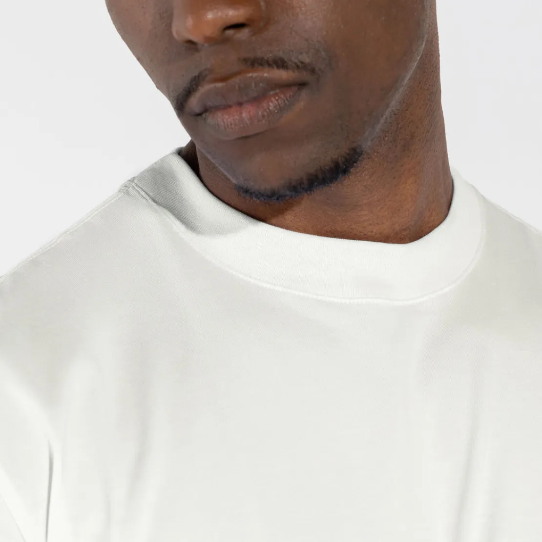 Camisetas | Algodão Pima>Basico.com Camiseta Cotton Pima Masculina - Off White