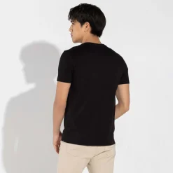 Algodão Pima | Camisetas>Basico.com Camiseta Pima Bolso Masculina | Life Collection - Preto