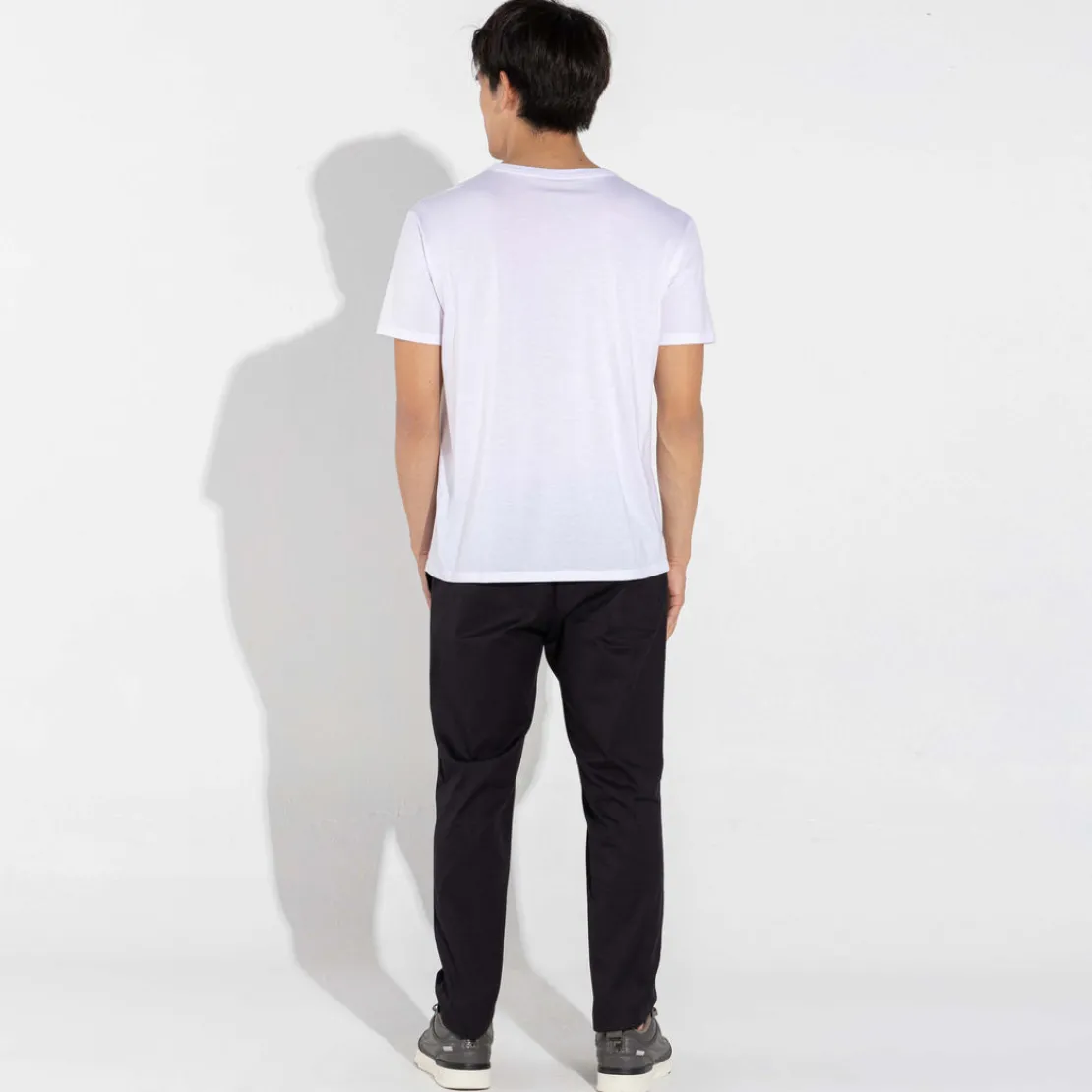 Algodão Pima | Camisetas>Basico.com Camiseta Pima Bolso Masculina | Life Collection - Branco