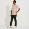 Algodão Pima | Camisetas>Basico.com Camiseta Pima Bolsos Masculina | Life Collection - Bege Camel