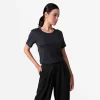 Algodão Pima | Camisetas>Basico.com Camiseta Pima Feminina | Life Collection - Cinza Escuro