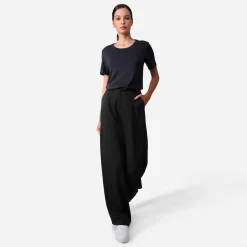 Algodão Pima | Camisetas>Basico.com Camiseta Pima Feminina | Life Collection - Cinza Escuro