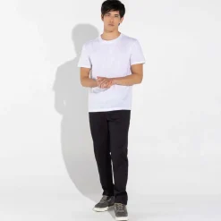 Algodão Pima | Camisetas>Basico.com Camiseta Pima Punho Masculina | Life Collection - Branco