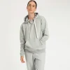 Moletons | Moletons>Basico.com Casaco de Moletom Feminino - Mescla Claro