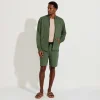 Jaquetas E Casacos | Masculino>Basico.com Jaqueta Bomber Bolsos Masculino - Verde Pinheiro