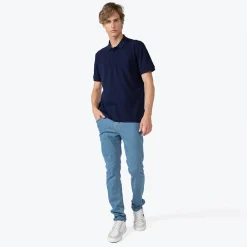 Algodão Pima>Basico.com Polo Piquet Pima Masculina - Azul Marinho
