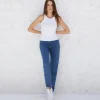 Regatas>Basico.com Regata Canelada Algodão Feminina - Branco