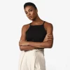 Regatas | Algodão Pima>Basico.com Regata Cotton Pima Cava Americana Feminina - Preto